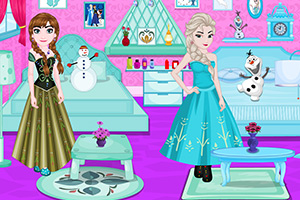 装饰安娜和艾莎的房间