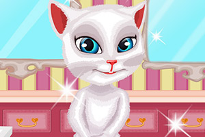 给安吉拉刮胡子