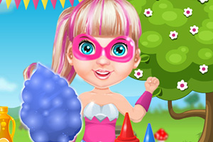 芭比超人制作棉花糖