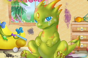 宠物龙整理房间