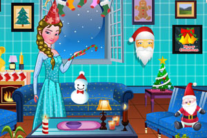 艾莎的圣诞节房间