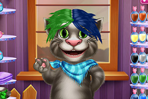 汤姆和安琪拉去美发