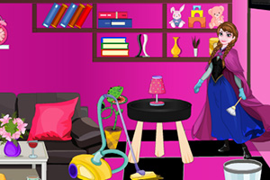 安娜清理阅读室