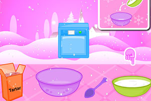 制作圣诞天使蛋糕