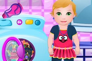 朱丽叶宝贝洗衣服