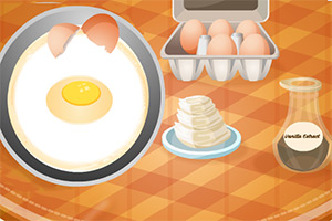 松软的蛋糕甜甜圈