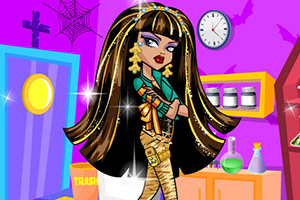 怪物女孩做实验