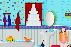 布置宝宝洗浴室