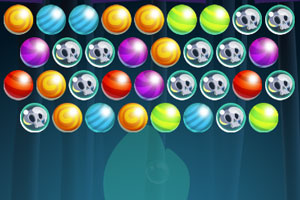 万圣节泡泡射击