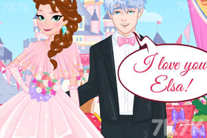 慌乱的艾莎新娘