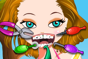 乡村女孩看牙医