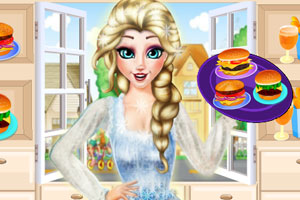 艾莎公主汉堡店