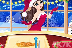 圣诞节鲜美蛋糕