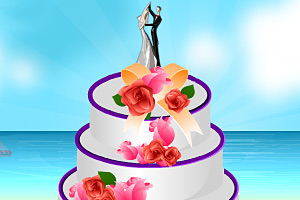 婚礼时的蛋糕
