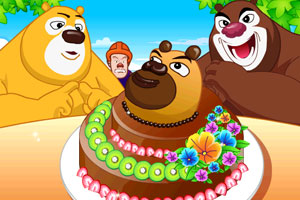 熊出没之光头强的蛋糕