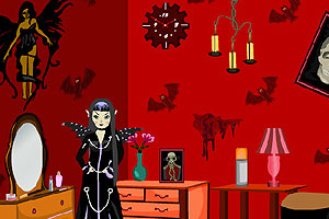 吸血鬼卧室布置