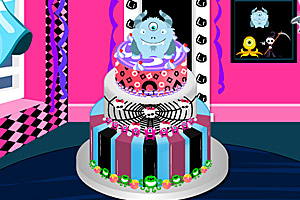 怪物高的婚礼蛋糕