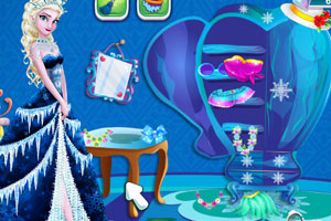 艾莎乱糟糟的衣橱