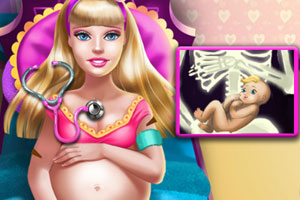 孕妇芭比受伤了