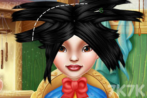 白雪公主的新发型