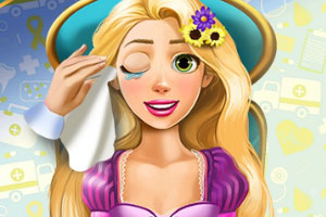 长发公主看眼睛