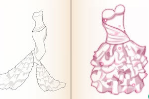 芭比的时尚晚礼服