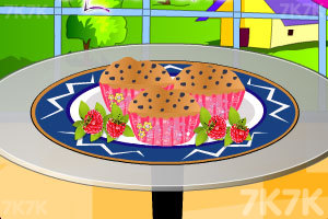 可爱的纸杯蛋糕