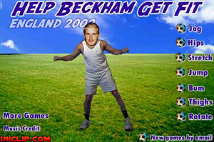 贝克汉姆热身运动