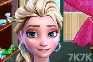 艾莎的情人节化妆