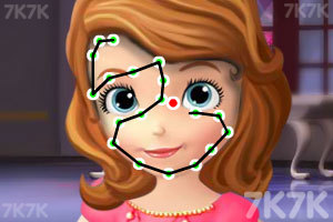 索菲亚的面部彩绘