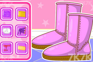 时尚拼接雪地靴