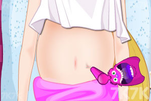 长发公主生小宝贝