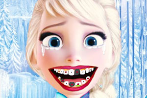 艾莎女王看牙医