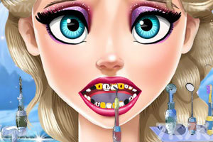 艾莎的牙齿护理