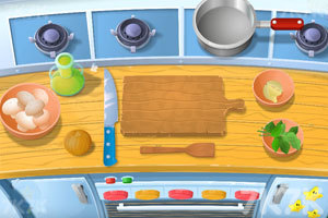 艾莎制作菠菜面条