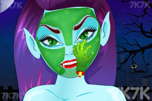 吸血鬼的万圣节装扮