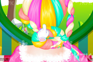 长发公主的婚礼美发3