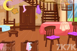 长发公主可爱的房间