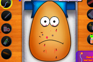 为小土豆治疗伤口