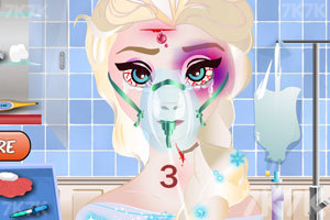 艾莎头部受伤了