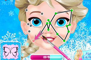 宝贝的面部彩绘