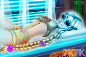 长发公主日光浴