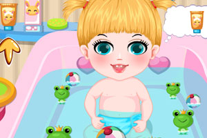 小宝宝快乐沐浴