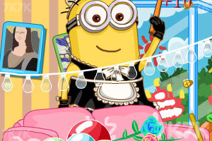 小黄人打扫卫生