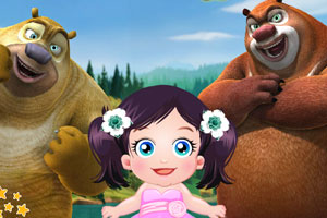 熊大熊二照顾婴儿宝宝