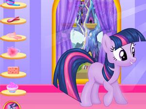 彩虹小马淋雨了