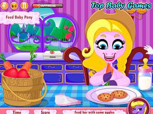 可爱小马驹护理