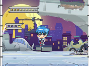 深蓝少年鸣飞冲天