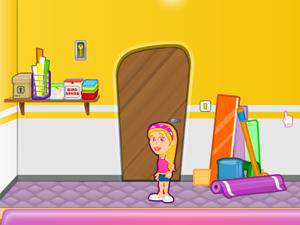 女孩寻找玩具熊