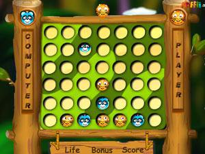 可爱动物四连棋